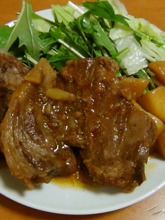 焼肉のタレ味♪コリコリ豚軟骨煮-レシピのメイン写真