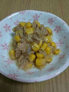 ツナとコーンの炒め物-レシピのメイン写真