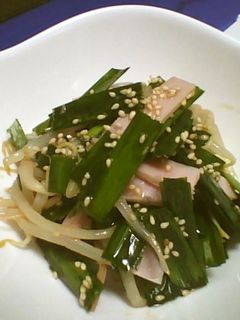 ニラともやしの中華和え-レシピのメイン写真