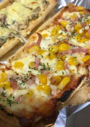 ベーコン&コーンで油揚げピザ☆-レシピのメイン写真