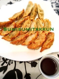 チーズ納豆ニラ揚げ餃子☆梅風味♪-レシピのメイン写真