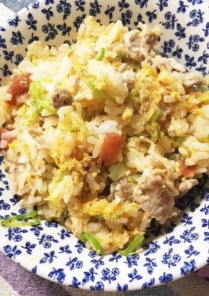 一人ランチはこれで決まり♪梅干し炒飯-レシピのメイン写真