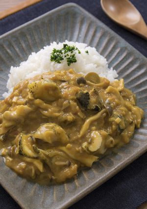 ツブとキノコのカレー-レシピのメイン写真
