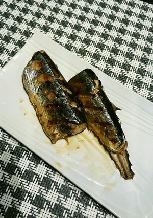 さんまの梅しょうゆ漬け焼き-レシピのメイン写真