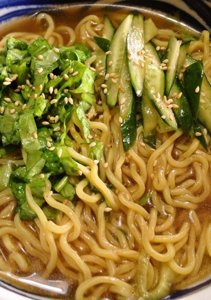 ぶっかけ冷やしラーメン風簡単冷やし中華-レシピのメイン写真