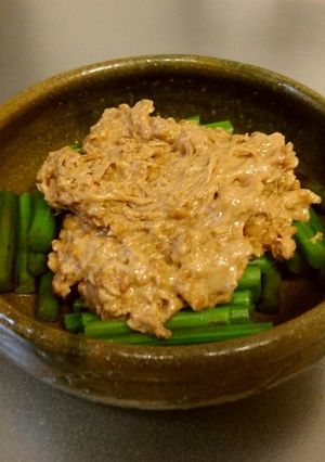 わらびのクラッシュ納豆掛け-レシピのメイン写真