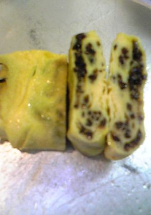 お弁当にいかが？⑰塩昆布の玉子焼き-レシピのメイン写真