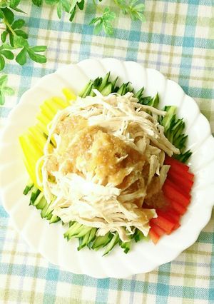 バンバンジー風フレッシュマリネ-レシピのメイン写真