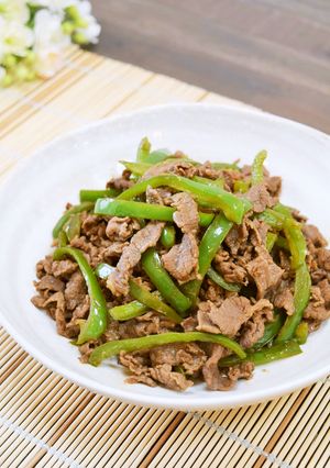 牛肉とピーマンのさっぱりレモン炒め♪-レシピのメイン写真
