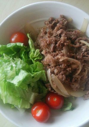 玉ねぎと牛こまのしょうが風味炒め-レシピのメイン写真