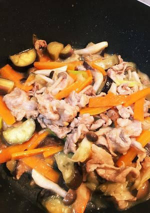 なすとにんじんの味噌野菜炒め-レシピのメイン写真