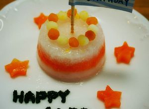 ハーフバースデー　離乳食ケーキ-レシピのメイン写真