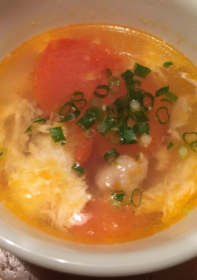 卵とトマトの中華スープ-レシピのメイン写真