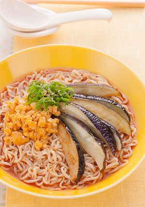 いりたまご揚げなすラーメン-レシピのメイン写真