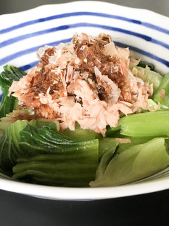 低カロリーちんげん菜とツナの大根卸しがけ-レシピのメイン写真