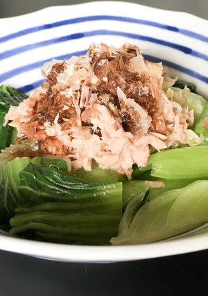 低カロリーちんげん菜とツナの大根卸しがけ-レシピのメイン写真
