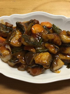 塩さばで作る酢豚風-レシピのメイン写真