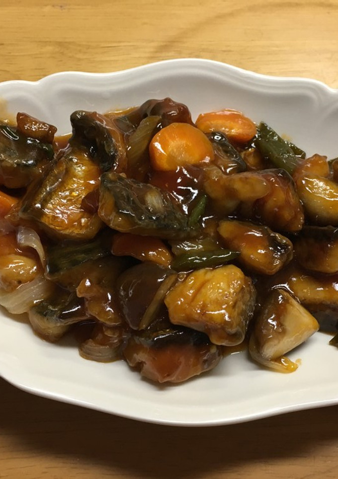 塩さばで作る酢豚風-レシピのメイン写真