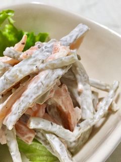 簡単もう一品!春ごぼうサラダ-レシピのメイン写真