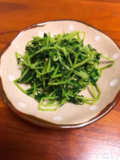 チンして和えるだけ!簡単豆苗ナムル-レシピのメイン写真