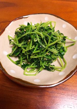 チンして和えるだけ！簡単豆苗ナムル-レシピのメイン写真