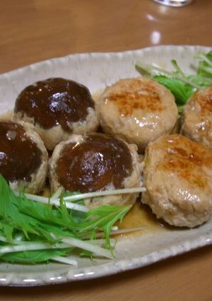 ☆しいたけ丸ごと鶏つくね☆-レシピのメイン写真