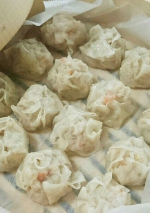 簡単‼鶏挽き肉とホタテの貝柱でエビ焼売-レシピのメイン写真