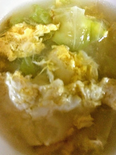 キャベツと卵の中華スープ☆-レシピのメイン写真