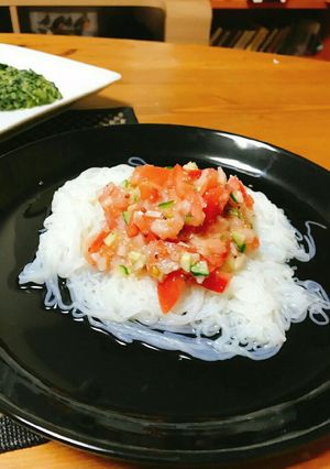 こんにゃく麺ラビゴットソース-レシピのメイン写真