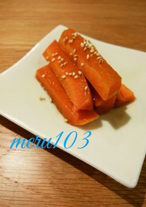 常備菜に！にんじんのしょうゆ漬け-レシピのメイン写真