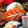 秋の葉っぱ キャラ弁のおかず