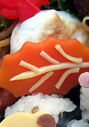 秋の葉っぱ キャラ弁のおかず-レシピのメイン写真