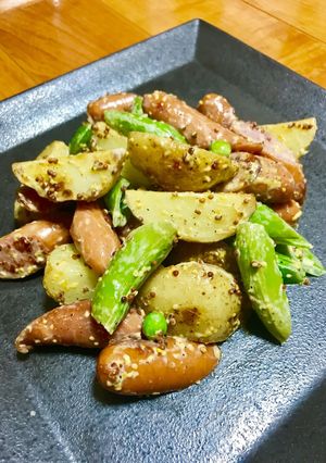 新じゃがとウインナーのマスタードサラダ-レシピのメイン写真