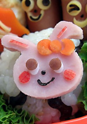 うさぎさん　キャラ弁のおかず-レシピのメイン写真