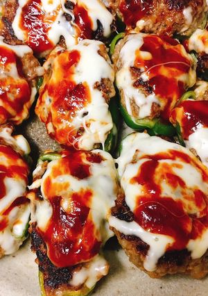 ピーマンの肉詰め-レシピのメイン写真