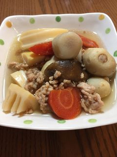 "旬"竹の子のそぼろ煮-レシピのメイン写真