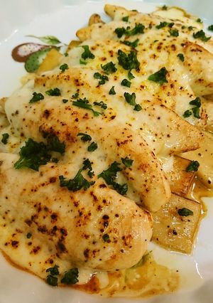 ササミとエリンギのバターチーズ焼き-レシピのメイン写真