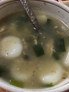 簡単!米粉のすいとん♪-レシピのメイン写真