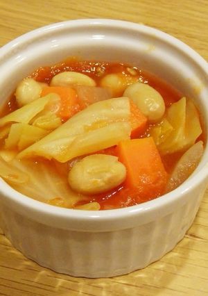 離乳食*＊お豆入りミネストローネ-レシピのメイン写真