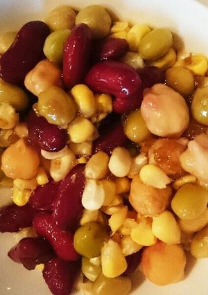 コーンとお豆のフレッシュサラダ-レシピのメイン写真