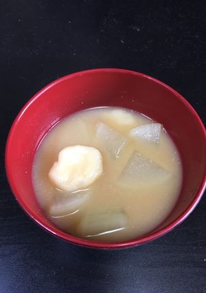 郷土料理風甘い団子汁-レシピのメイン写真
