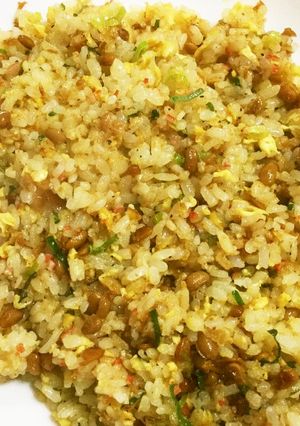 超楽々 納豆カニかま次郎パラパラ炒飯-レシピのメイン写真