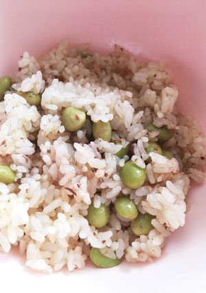 アンチョビと枝豆の炊き込みご飯-レシピのメイン写真