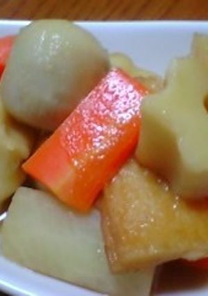 味がしみてる~!!ちくわぶと里芋の煮物-レシピのメイン写真