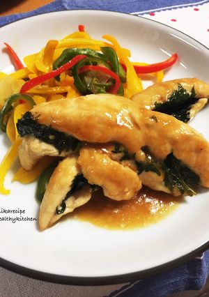 甘酒活用!鶏ササミの大葉はさみ照り焼き-レシピのメイン写真
