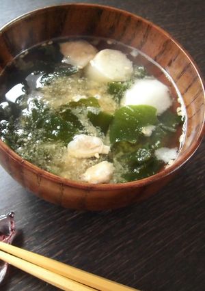 【弁当】手のひらで手間なし味噌玉!味噌汁-レシピのメイン写真