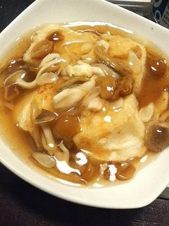 揚げだし豆腐~きのこあんかけ~-レシピのメイン写真