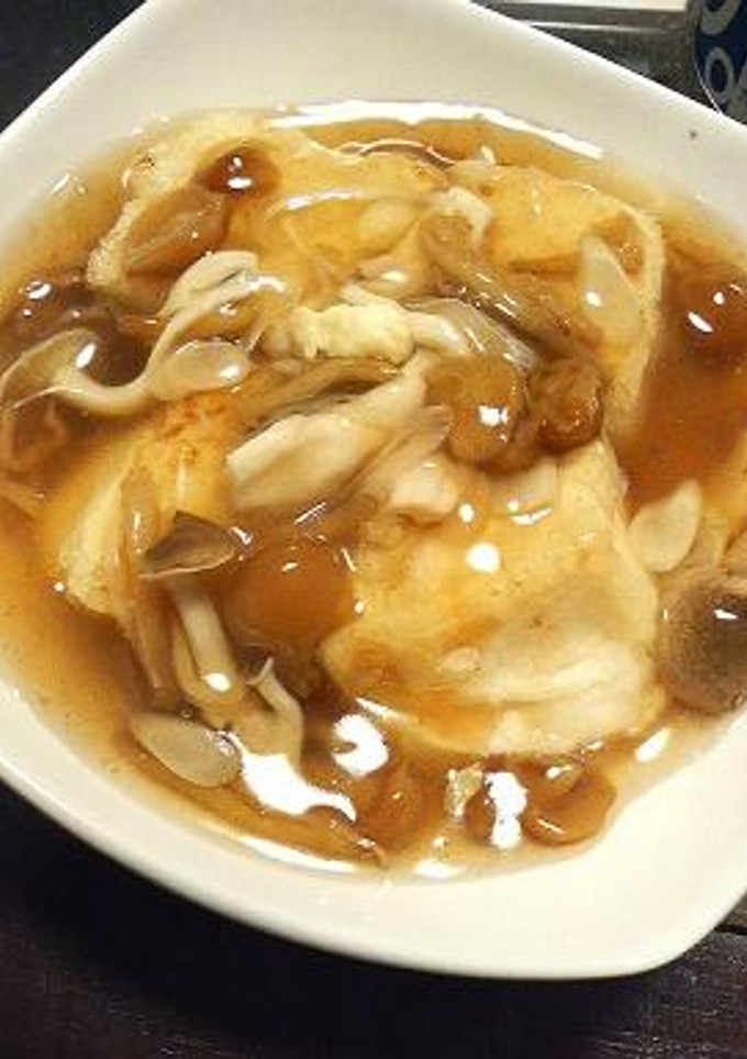 揚げだし豆腐～きのこあんかけ～-レシピのメイン写真