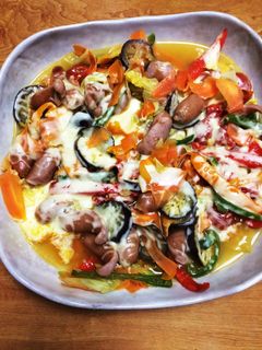 色どり野菜のチーズ蒸し-レシピのメイン写真
