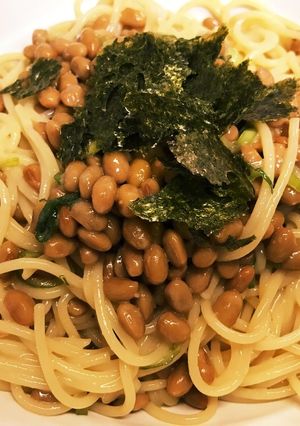 納豆パスタ-レシピのメイン写真